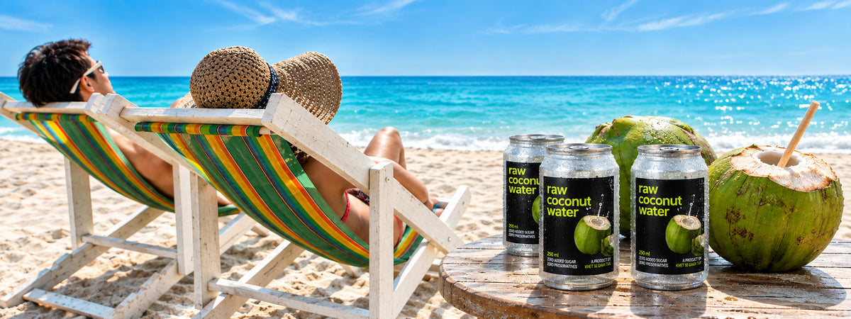 Pure Coconut Water, Naturally Refreshing
