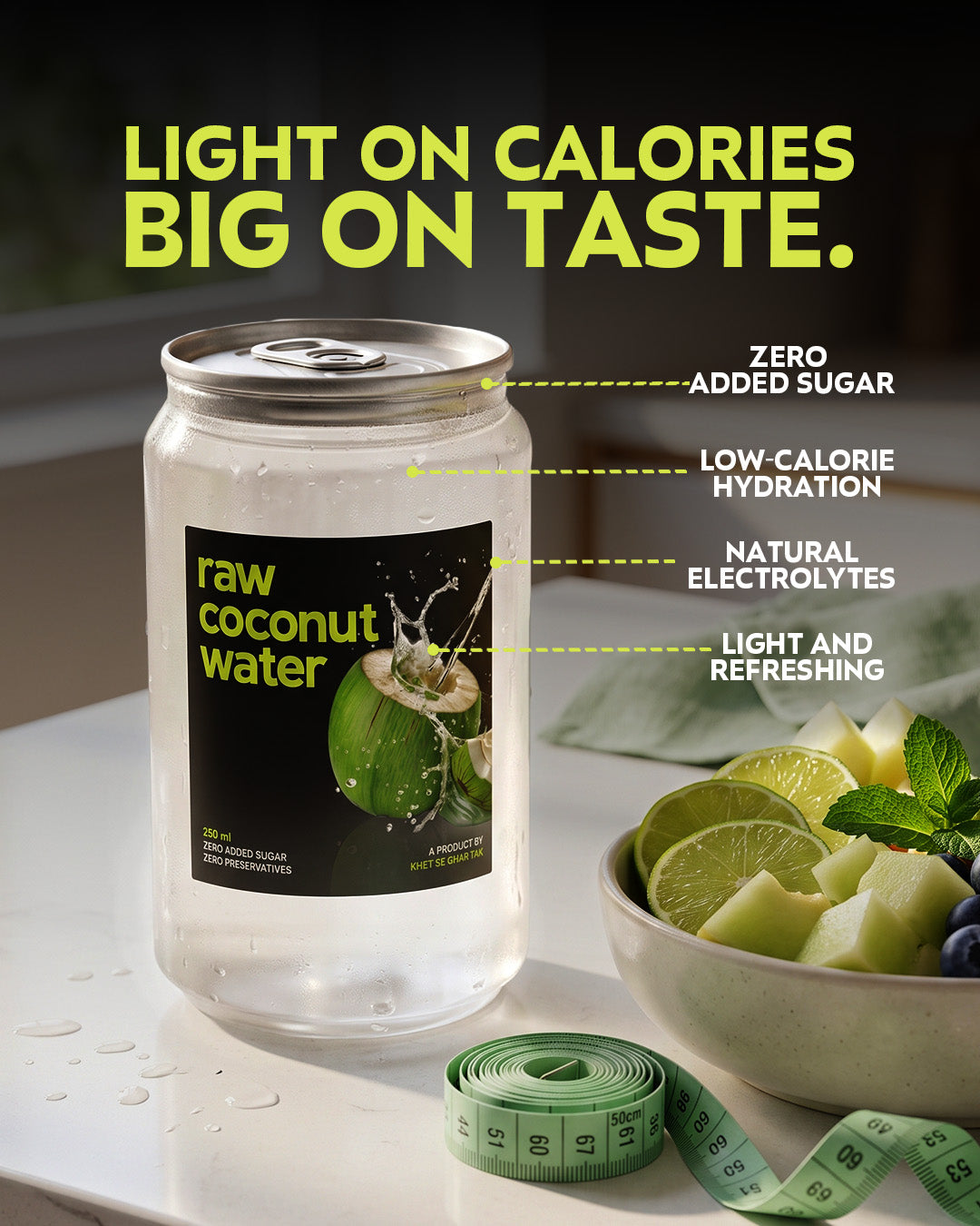 Coconut Water Pakistan 100% Raw Zero Added Sugar (250ml)