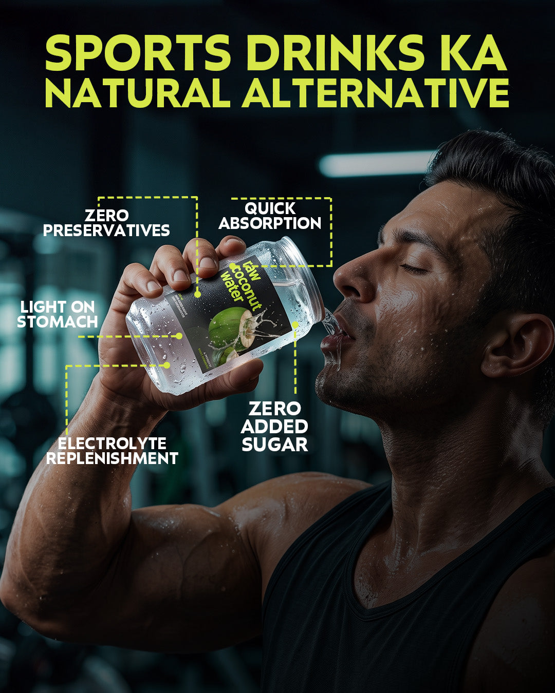 Coconut Water Pakistan 100% Raw Zero Added Sugar (250ml)