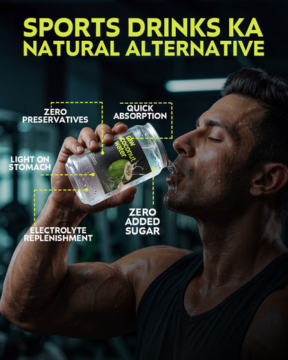 Coconut Water Pakistan 100% Raw Zero Added Sugar (250ml)