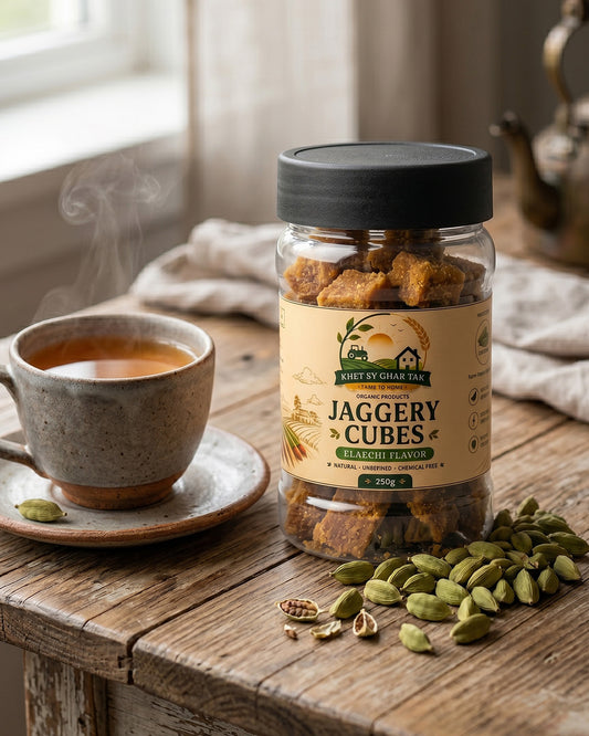 Elaichi Jaggery Cubes – Elaichi Desi Gur
